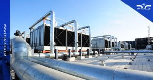 چیلر تراکمی آب خنک چیست و اجزای چیلر آبی