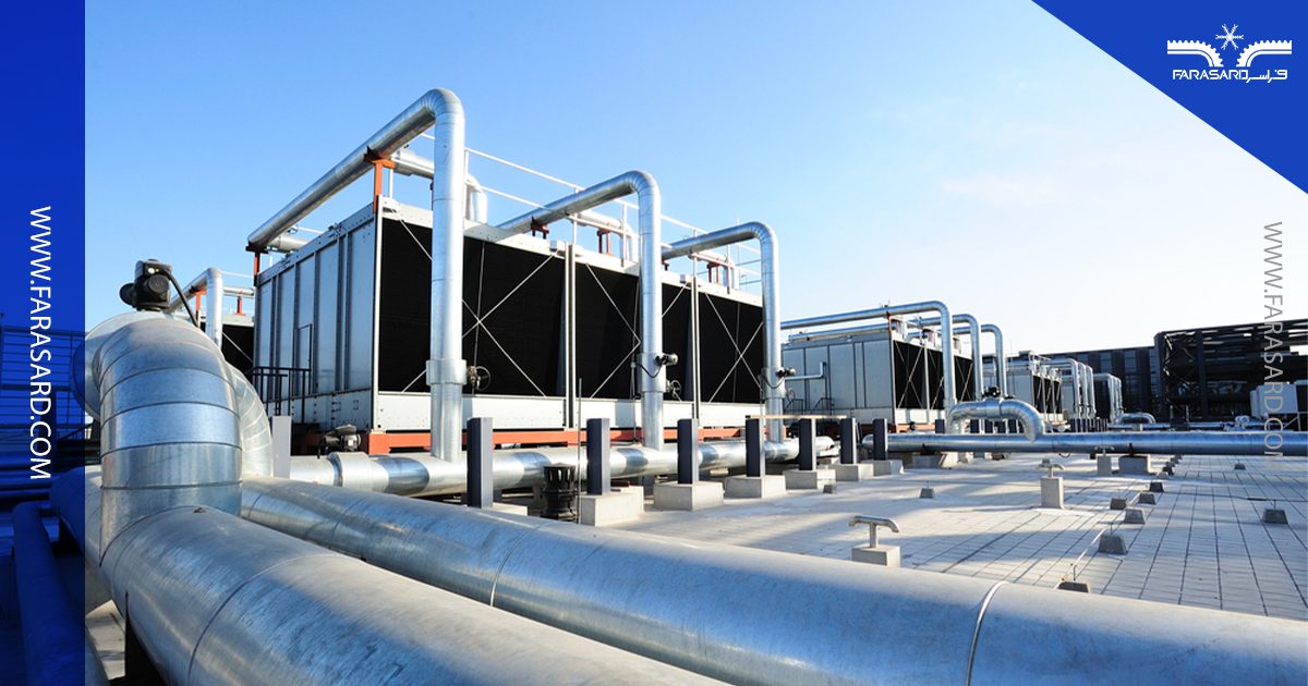 چیلر تراکمی آب خنک چیست و اجزای چیلر آبی