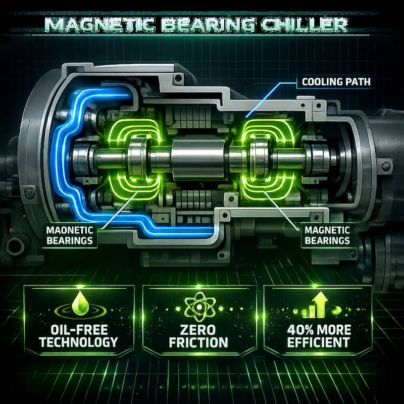 چیلر با یاتاقان‌های مغناظییسی