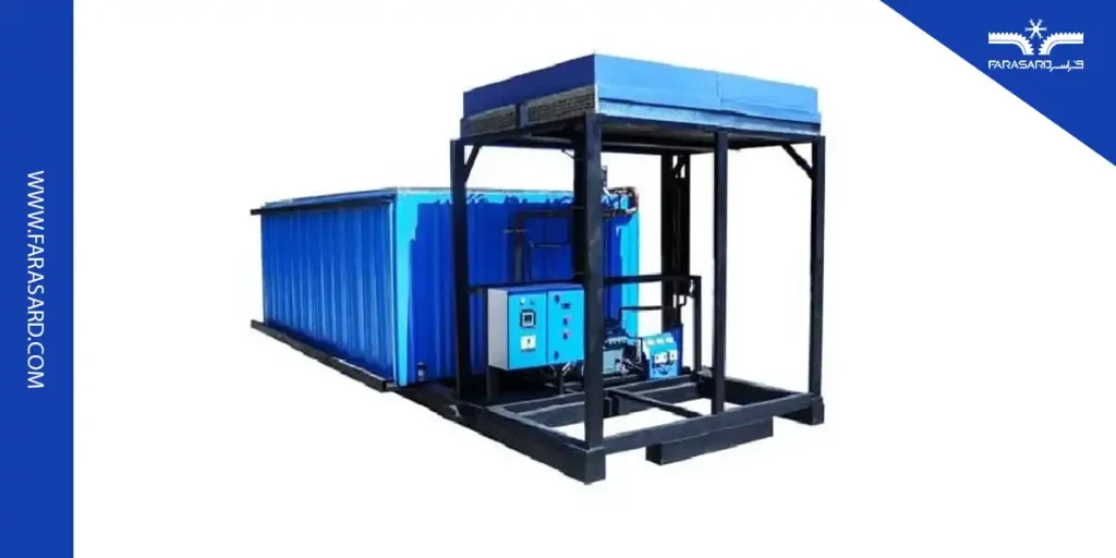 مراحل تولید یخ توسط کارخانه یخ سازی