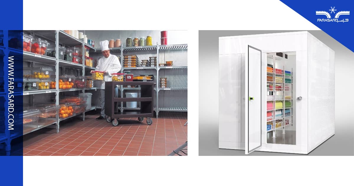 اصول چیدمان مواد غذایی در سردخانه واک این