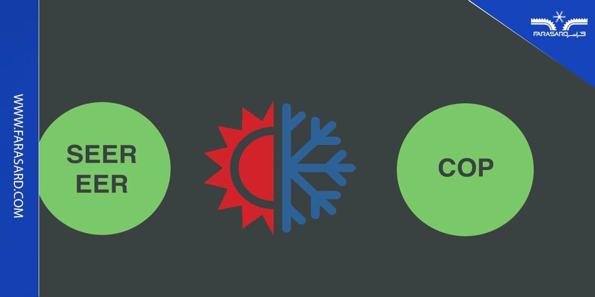 تعریف شاخص های EER و SEER و COP