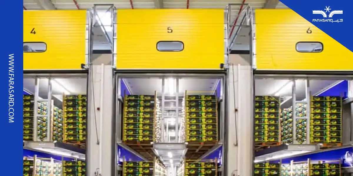 ویژگی های سردخانه موز