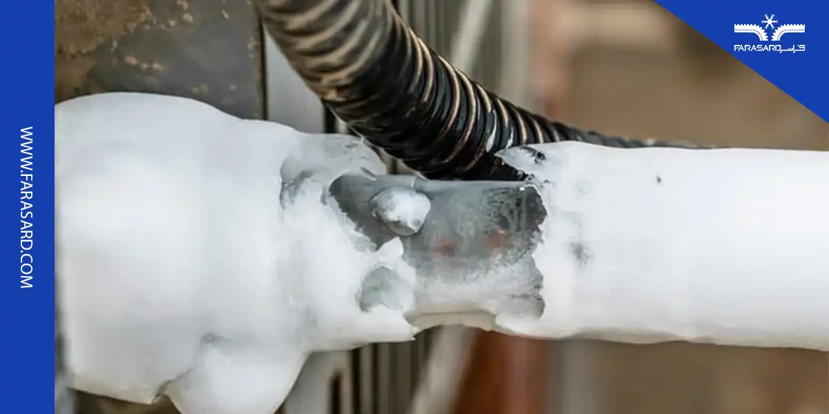 علت یخ زدگی ساکشن کمپرسور چیست + راه حل