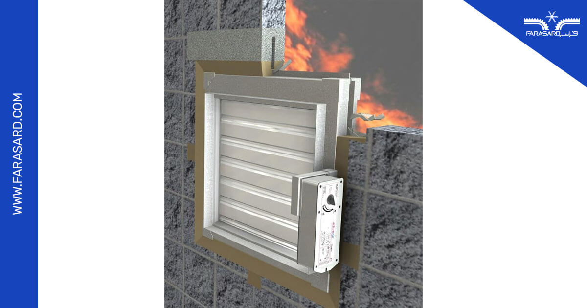 air damper 07 6 دمپر هوا در کاربردهای محافظت در برابر آتش