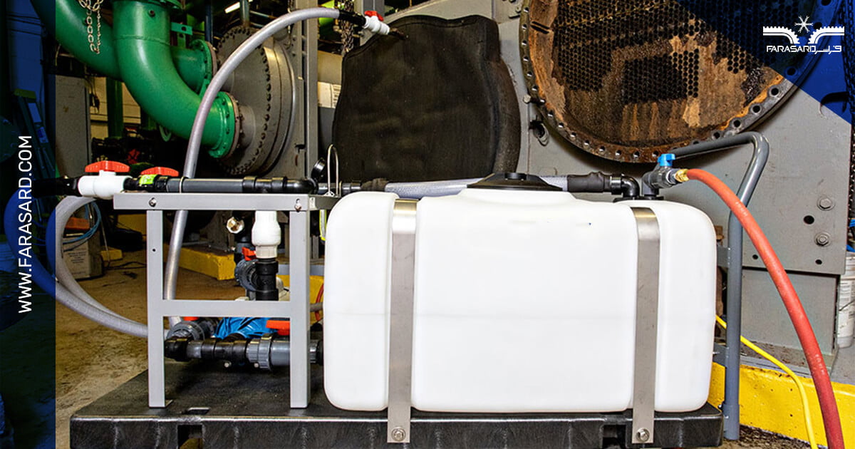 chiller descaling 01 1 مراحل اسیدشویی چیلر