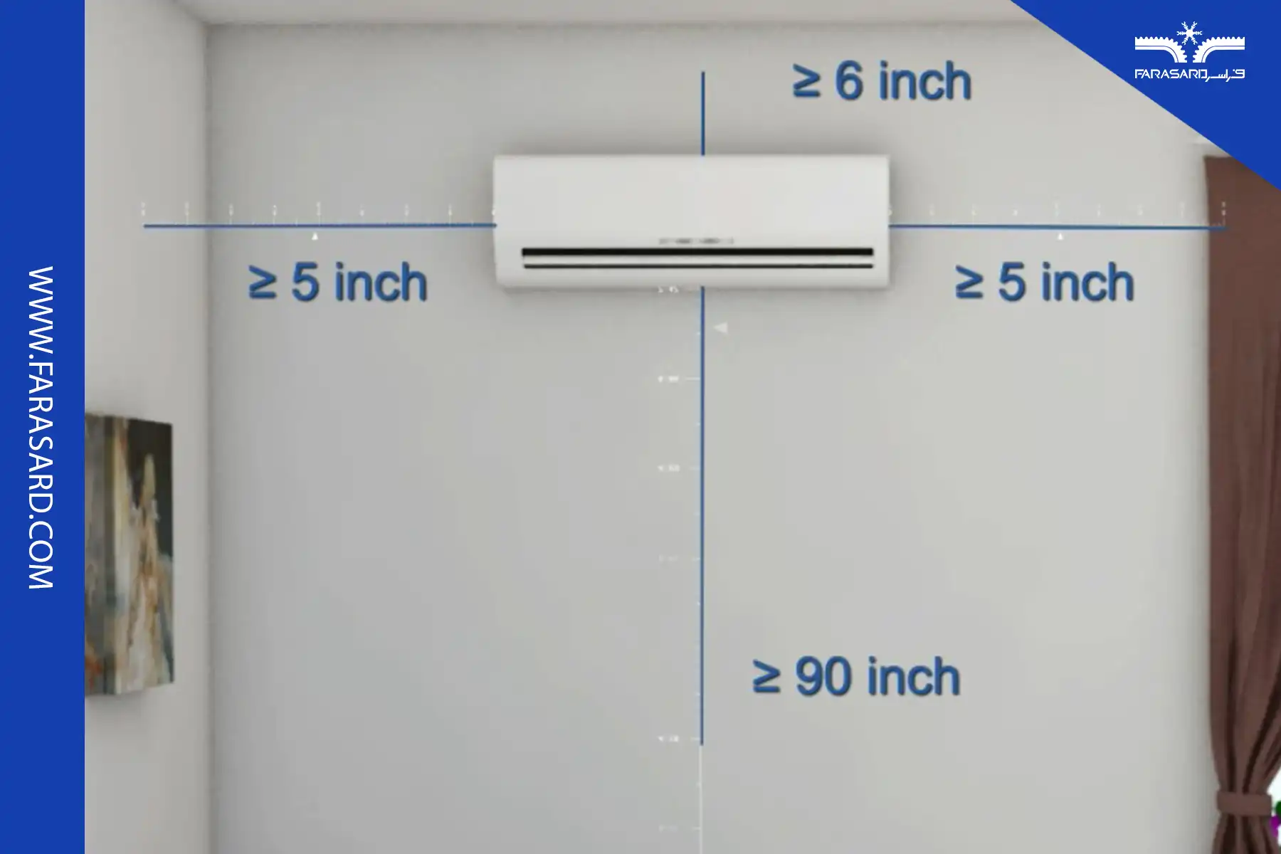 نصب کولر گازی دیواری