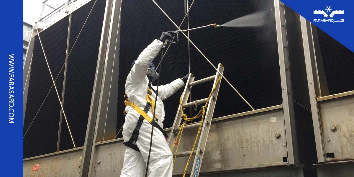 راهنمای شست‌وشوی برج‌ خنک‌کننده