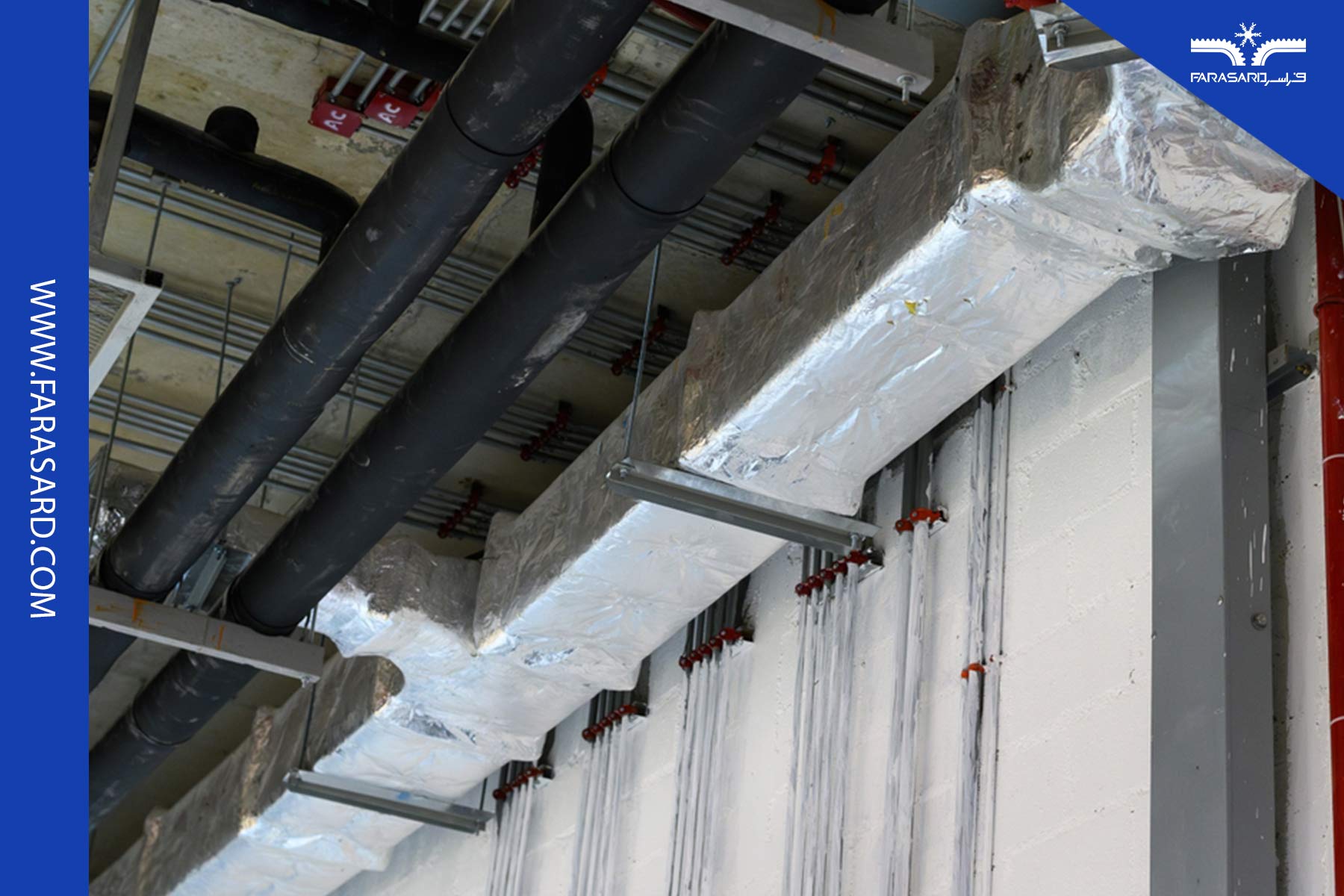 افت فشار در کانال‌ کولر آبی