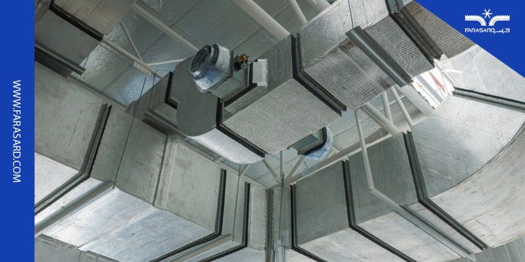 کانال کشی کولر آبی