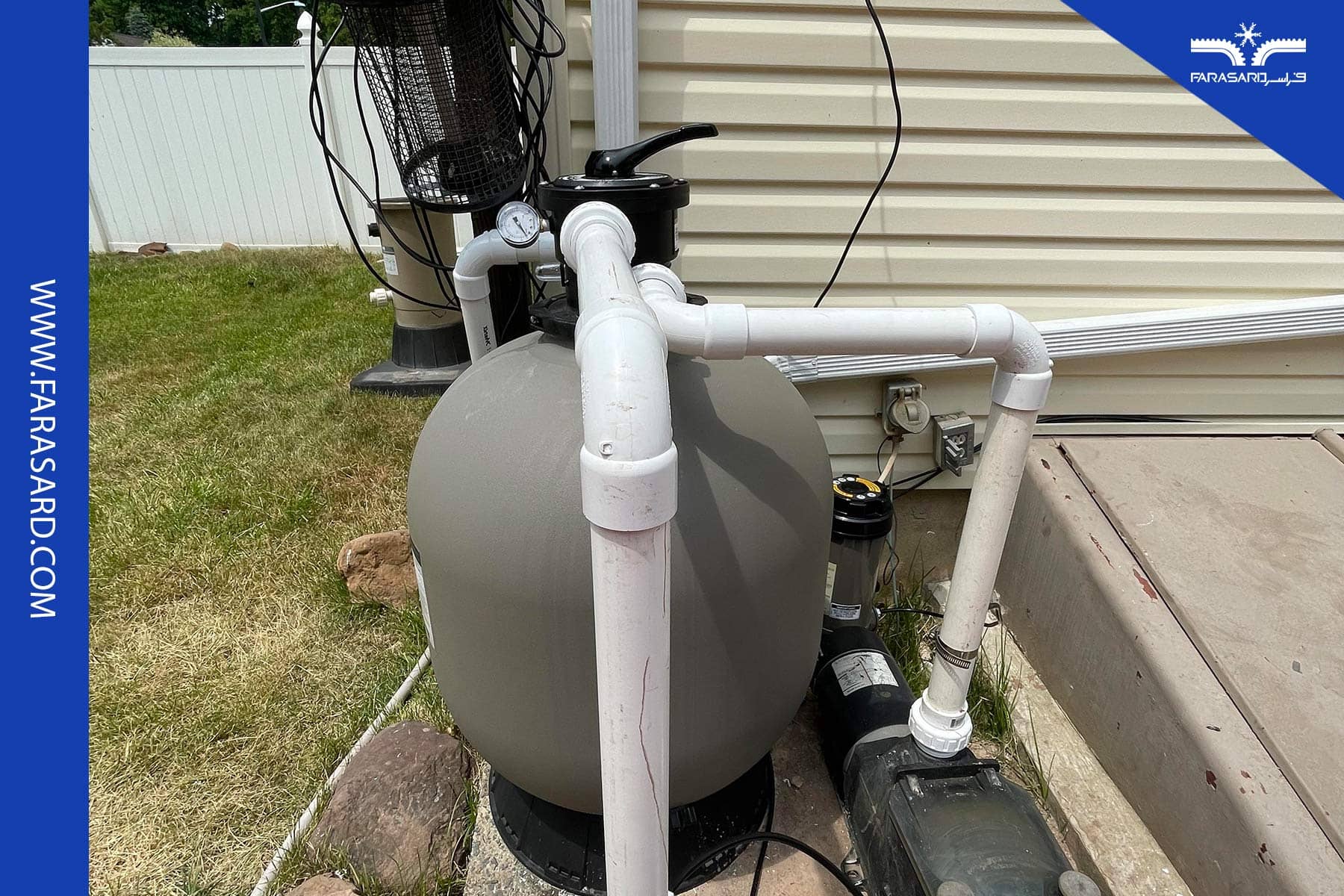 فیلتر شنی فایبرگلاس