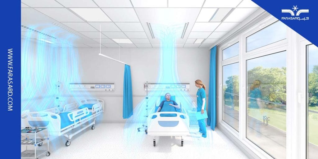 سیستم تهویه مطبوع بیمارستان