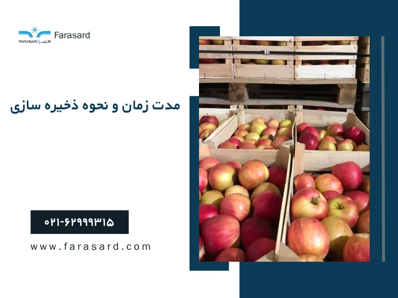 مدت زمان و نحوه ذخیره سازی