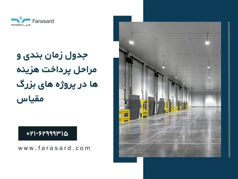 جدول زمان بندی و مراحل پرداخت هزینه ها در پروژه های بزرگ مقیاس