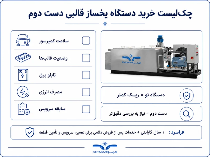 تفاوت یخساز قالبی و یخساز پولکی از نظر خرید