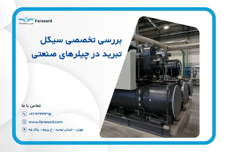 بررسی تخصصی سیکل تبرید در چیلرهای صنعتی | مقایسه راندمان